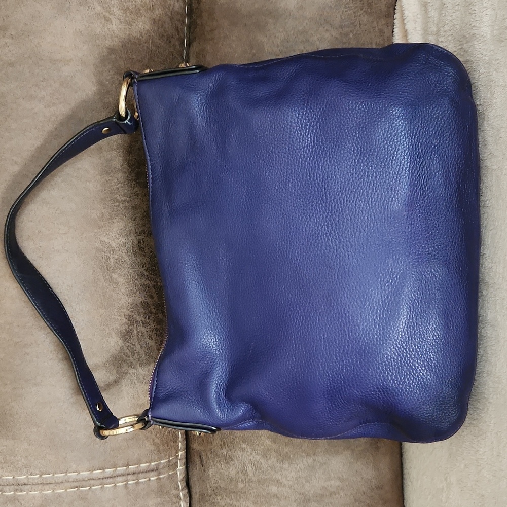 Michael Kors Purple Leather Shoulder Bag - Picture 5 of 12